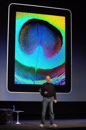 Oct. 5, 2011 - (File Photo) STEVE JOBS - the man who brought us the iPhone, the iPod and the iMac - has died. The co-founder of Apple Computers was 56 years old. Jobs had been battling a rare form of pancreatic cancer for years. He resigned from the post of Apple CEO in Aug. PICTURED: Jan. 27, 2010 - San Francisco, CA, USA - Steve Jobs debuts Apple s new iPad at the Yerba Buena Gardens Theater. - ZUMAm67_ 20100127_zaf_m67_001 Copyright: xKarlxMondonx