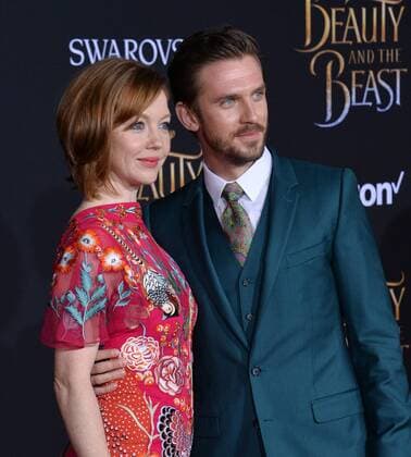 Cast member Dan Stevens and his wife Susie Hariet attend the premiere of the motion picture romantic musical fantasy Beauty and the Beast at the El Capitan Theatre in the Hollywood section of Los Angeles on March 2, 2017. Storyline: A young prince, imprisoned in the form of a beast, can be freed only by true love. What may be his only opportunity arrives when he meets Belle, the only human girl to ever visit the castle since it was enchanted.  LAP2017030228 JIMxRUYMEN
