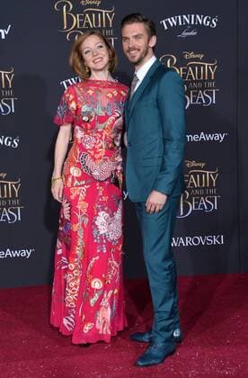 Cast member Dan Stevens and his wife Susie Hariet attend the premiere of the motion picture romantic musical fantasy Beauty and the Beast at the El Capitan Theatre in the Hollywood section of Los Angeles on March 2, 2017. Storyline: A young prince, imprisoned in the form of a beast, can be freed only by true love. What may be his only opportunity arrives when he meets Belle, the only human girl to ever visit the castle since it was enchanted.  LAP2017030225 JIMxRUYMEN