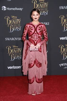Chrissy Teigen 03 02 2017 The World Premiere of Beauty and the Beast held at the El Capitan Theater in Hollywood, CA  Copyright: xCronos IzumixHasegawax Cronoshnw2Mar201766478