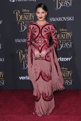 March 2, 2017 - Hollywood, CA, United States - 02 March 2017 - Hollywood, California - Chrissy Teigen. Los Angeles premiere of Disney s Beauty and the Beast held at El Capitan Theatre. Photo Credit: AdMedia Hollywood United States - ZUMAa123 20170302_zaa_a123_161 Copyright: xBirdiexThompsonx
