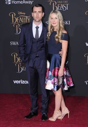 March 2, 2017 - Hollywood, CA, United States - 02 March 2017 - Hollywood, California - Matthew Lewis, Angela Jones. Los Angeles premiere of Disney s Beauty and the Beast held at El Capitan Theatre. Photo Credit: AdMedia Hollywood United States - ZUMAa123 20170302_zaa_a123_227 Copyright: xBirdiexThompsonx