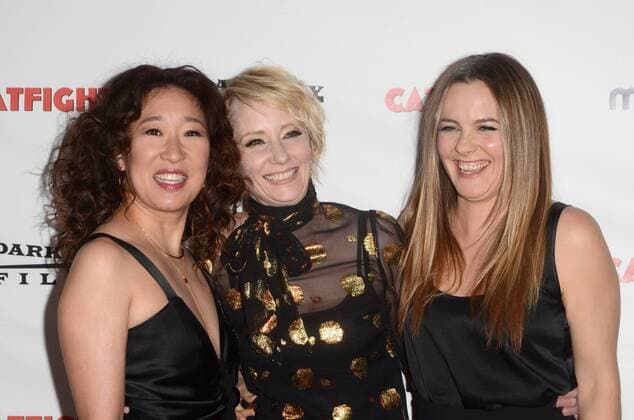 LOS ANGELES - MAR 2: Sandra Oh, Anne Heche, Alicia Silverstone at the Catfight Los Angeles Premiere at the Cinefamily Theater on March 2, 2017 in Los Angeles, CA  Copyright: xHPAx xIPAx xHutchinsxPhotox