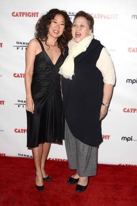 LOS ANGELES - MAR 2: Sandra Oh, Amy Hill at the Catfight Los Angeles Premiere at the Cinefamily Theater on March 2, 2017 in Los Angeles, CA  Copyright: xHPAx xIPAx xHutchinsxPhotox