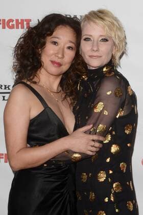LOS ANGELES - MAR 2: Sandra Oh, Anne Heche at the Catfight Los Angeles Premiere at the Cinefamily Theater on March 2, 2017 in Los Angeles, CA  Copyright: xHPAx xIPAx xHutchinsxPhotox