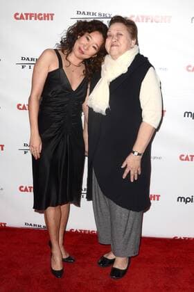 LOS ANGELES - MAR 2: Sandra Oh, Amy Hill at the Catfight Los Angeles Premiere at the Cinefamily Theater on March 2, 2017 in Los Angeles, CA  Copyright: xHPAx xIPAx xHutchinsxPhotox