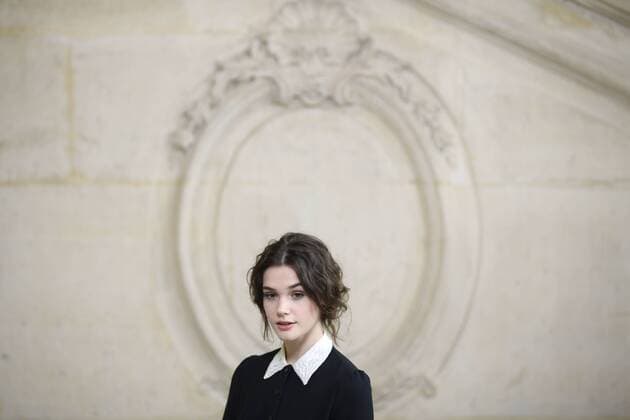 216031 Valentin Paoli Starface 2017-03-03 Paris France Paris Fashion Week. Defile PAP Automne-hiver 2017 DIOR. Arrivees. Paris Fashion Week. Arrivals at Dior Show. Bennett, Sai  Copyright: xValentinxPaolix xStarfacex STAR_216031_015