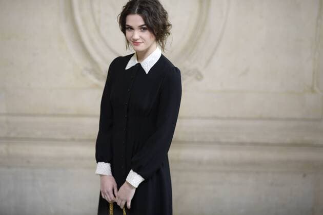 216031 Valentin Paoli Starface 2017-03-03 Paris France Paris Fashion Week. Defile PAP Automne-hiver 2017 DIOR. Arrivees. Paris Fashion Week. Arrivals at Dior Show. Bennett, Sai  Copyright: xValentinxPaolix xStarfacex STAR_216031_016