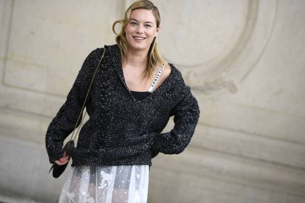 216031 Valentin Paoli Starface 2017-03-03 Paris France Paris Fashion Week. Defile PAP Automne-hiver 2017 DIOR. Arrivees. Paris Fashion Week. Arrivals at Dior Show. Rowe, Camille  Copyright: xValentinxPaolix xStarfacex STAR_216031_017