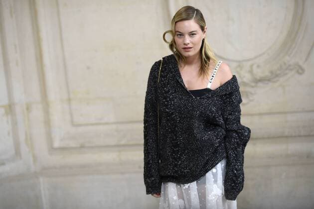 216031 Valentin Paoli Starface 2017-03-03 Paris France Paris Fashion Week. Defile PAP Automne-hiver 2017 DIOR. Arrivees. Paris Fashion Week. Arrivals at Dior Show. Rowe, Camille  Copyright: xValentinxPaolix xStarfacex STAR_216031_018