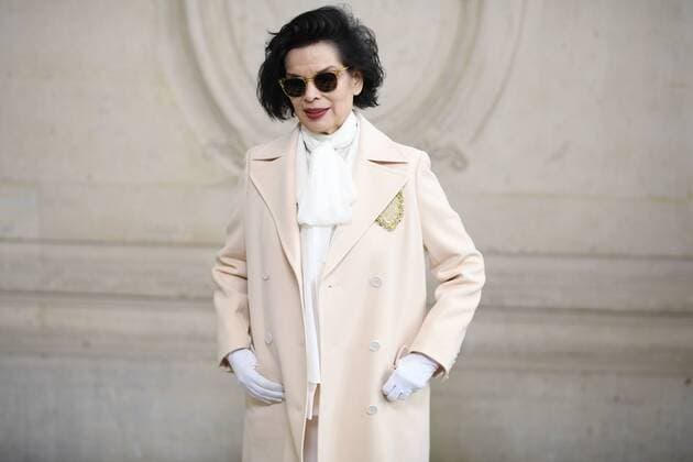 216031 Valentin Paoli Starface 2017-03-03 Paris France Paris Fashion Week. Defile PAP Automne-hiver 2017 DIOR. Arrivees. Paris Fashion Week. Arrivals at Dior Show. Jagger, Bianca  Copyright: xValentinxPaolix xStarfacex STAR_216031_037