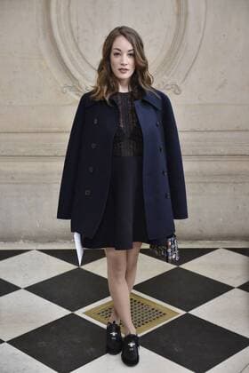 216031 Valentin Paoli Starface 2017-03-03 Paris France Paris Fashion Week. Defile PAP Automne-hiver 2017 DIOR. Arrivees. Paris Fashion Week. Arrivals at Dior Show. Besson, Juliette  Copyright: xValentinxPaolix xStarfacex STAR_216031_072