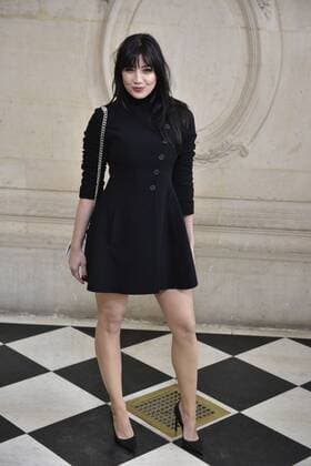 216031 Valentin Paoli Starface 2017-03-03 Paris France Paris Fashion Week. Defile PAP Automne-hiver 2017 DIOR. Arrivees. Paris Fashion Week. Arrivals at Dior Show. Lowe, Daisy  Copyright: xValentinxPaolix xStarfacex STAR_216031_103