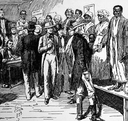 IMAGO History, Ende des afrikanischen Sklavenhandels und die Abschaffung der Sklaverei: 1807-1888 Slave auction in New Orleans 1861. Despite the squalor and suffering, slavery was an integral part of life in New Orleans, which became the country s largest slave market, according to the National Park Service . WorldxHistoryxArchive 917_05_WHA_092_0559