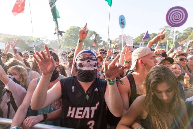 March 3, 2017 - Okeechobee, Florida, U.S - Music fans enjoy Louis the Child at the Okeechobee Music Festival in Okeechobee, Florida Okeechobee U.S. - ZUMAs135 20170303_zap_s135_032 Copyright: xDanielxDeSloverx