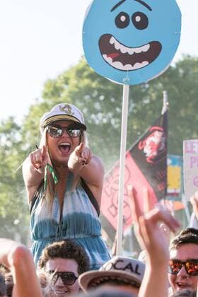 March 3, 2017 - Okeechobee, Florida, U.S - Music fans enjoy Louis the Child at the Okeechobee Music Festival in Okeechobee, Florida Okeechobee U.S. - ZUMAs135 20170303_zap_s135_049 Copyright: xDanielxDeSloverx