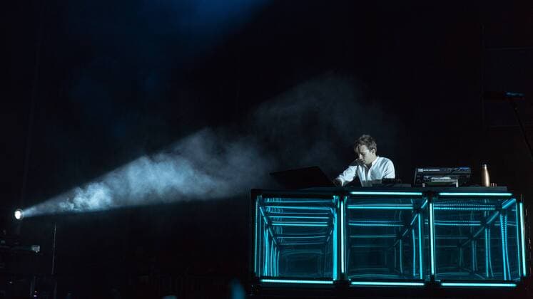 March 4, 2017 - Okeechobee, Florida, U.S - Electronic dance musician FLUME (HARLEY EDWARD STRETEN) at the Okeechobee Music Festival in Okeechobee, Florida Okeechobee U.S. - ZUMAs135 20170304_zap_s135_001 Copyright: xDanielxDeSloverx