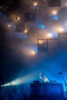 March 4, 2017 - Okeechobee, Florida, U.S - Electronic dance musician FLUME (HARLEY EDWARD STRETEN) at the Okeechobee Music Festival in Okeechobee, Florida Okeechobee U.S. - ZUMAs135 20170304_zap_s135_005 Copyright: xDanielxDeSloverx