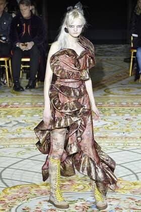. 04 03 2017. Paris, France. Vivienne Westwood show at Paris Fashion Week for Autumn Winter 2017.  xi-Imagesx IIM-14575-0123