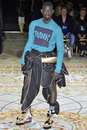 . 04 03 2017. Paris, France. Vivienne Westwood show at Paris Fashion Week for Autumn Winter 2017.  xi-Imagesx IIM-14575-0112
