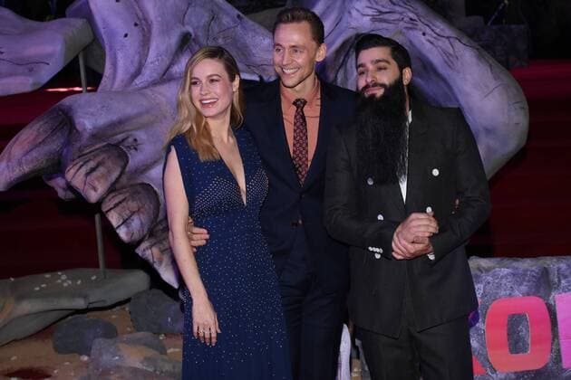 March 4, 2017 - Mexico City, Mexico - (L to R) Actress Brie Larson, Tom Hiddleston and Jordan Vogt-Roberts poses during the red carpet film premiere of Kong: Skull Island at Cinepolis Oasis on March 04, 2017 in Mexico City, Mexico Mexico City Mexico  - ZUMAn230 20170304_zaa_n230_735 Copyright: xCarlosxTischlerx