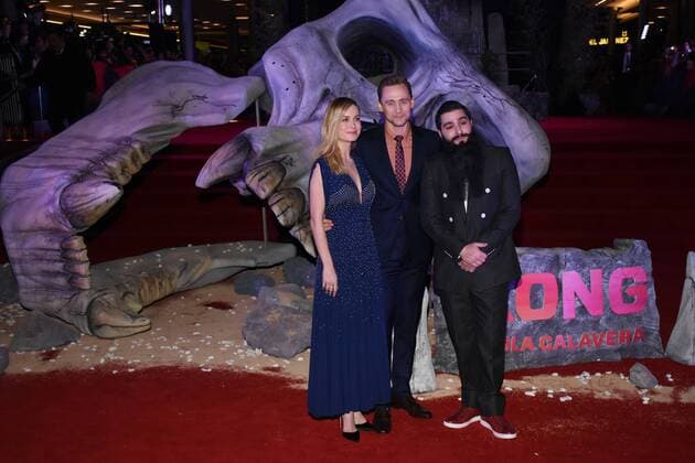 March 4, 2017 - Mexico City, Mexico - (L to R) Actress Brie Larson, Tom Hiddleston and Jordan Vogt-Roberts poses during the red carpet film premiere of Kong: Skull Island at Cinepolis Oasis on March 04, 2017 in Mexico City, Mexico Mexico City Mexico  - ZUMAn230 20170304_zaa_n230_742 Copyright: xCarlosxTischlerx
