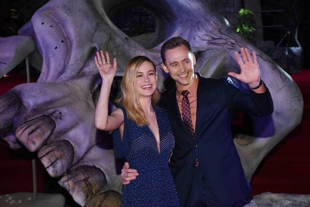 March 4, 2017 - Mexico City, Mexico - Actress Brie Larson and actor Tom Hiddleston poses during the red carpet film premiere of Kong: Skull Island at Cinepolis Oasis on March 04, 2017 in Mexico City, Mexico Mexico City Mexico  - ZUMAn230 20170304_zaa_n230_743 Copyright: xCarlosxTischlerx