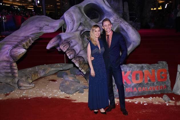 March 4, 2017 - Mexico City, Mexico - Actress Brie Larson and actor Tom Hiddleston poses during the red carpet film premiere of Kong: Skull Island at Cinepolis Oasis on March 04, 2017 in Mexico City, Mexico Mexico City Mexico  - ZUMAn230 20170304_zaa_n230_746 Copyright: xCarlosxTischlerx