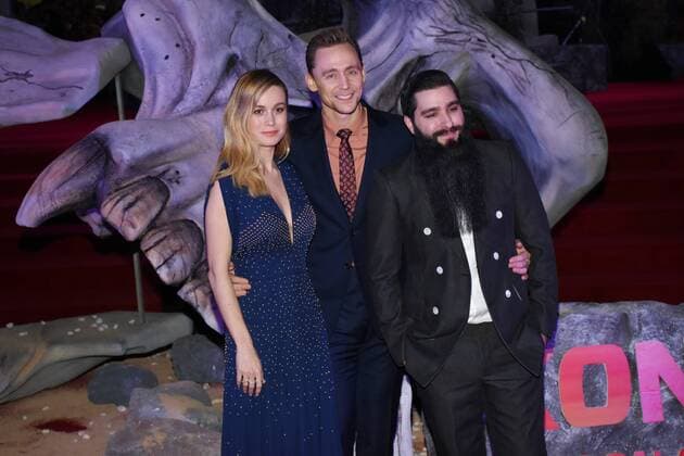 March 4, 2017 - Mexico City, Mexico - (L to R) Actress Brie Larson, Tom Hiddleston and Jordan Vogt-Roberts poses during the red carpet film premiere of Kong: Skull Island at Cinepolis Oasis on March 04, 2017 in Mexico City, Mexico Mexico City Mexico  - ZUMAn230 20170304_zaa_n230_747 Copyright: xCarlosxTischlerx