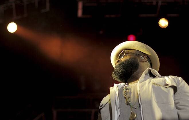 March 5, 2017 - Okeechobee, FL, USA - Black Thought from The Roots during a performance with Usher at Okeechobee Music and Arts Festival on Saturday, March 4, 2017. Okeechobee USA - ZUMAm67_ 20170305_zaf_m67_024 Copyright: xRandyxVazquezx