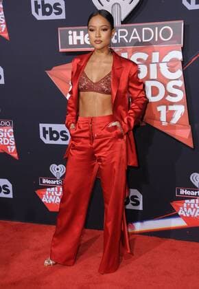 March 5, 2017 - Inglewood, CA, United States - 05 March 2017 - Inglewood, California - Karrueche Tran. 2017 iHeartRadio Music Awards held at The Forum in Inglewood. Photo Credit: AdMedia Inglewood United States - ZUMAa123 20170305_zaa_a123_063 Copyright: xBirdiexThompsonx