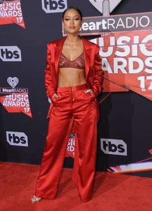 March 5, 2017 - Inglewood, CA, United States - 05 March 2017 - Inglewood, California - Karrueche Tran. 2017 iHeartRadio Music Awards held at The Forum in Inglewood. Photo Credit: AdMedia Inglewood United States - ZUMAa123 20170305_zaa_a123_090 Copyright: xBirdiexThompsonx