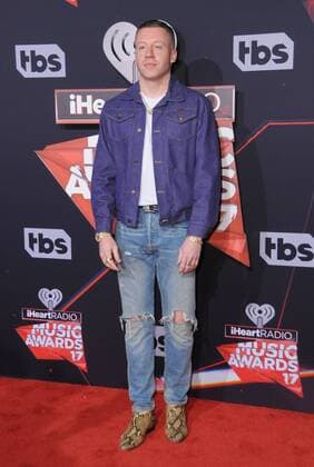 March 5, 2017 - Inglewood, CA, United States - 05 March 2017 - Inglewood, California - Macklemore. 2017 iHeartRadio Music Awards held at The Forum in Inglewood. Photo Credit: AdMedia Inglewood United States - ZUMAa123 20170305_zaa_a123_168 Copyright: xBirdiexThompsonx