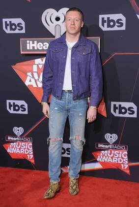 March 5, 2017 - Inglewood, CA, United States - 05 March 2017 - Inglewood, California - Macklemore. 2017 iHeartRadio Music Awards held at The Forum in Inglewood. Photo Credit: AdMedia Inglewood United States - ZUMAa123 20170305_zaa_a123_170 Copyright: xBirdiexThompsonx