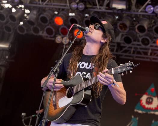 March 5, 2017 - Okeechobee, Florida, U.S - DANIEL WOMACK of Futurebirds at the Okeechobee Music Festival in Okeechobee, Florida Okeechobee U.S. - ZUMAs135 20170305_zap_s135_020 Copyright: xDanielxDeSloverx