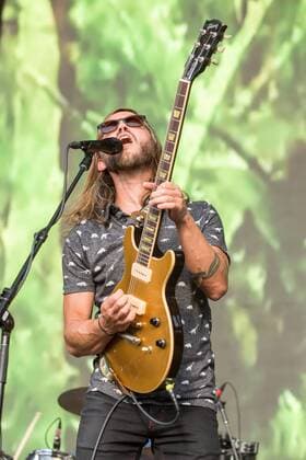 March 5, 2017 - Okeechobee, Florida, U.S - TREVOR TERNDRUP of Moon Taxi at the Okeechobee Music Festival in Okeechobee, Florida Okeechobee U.S. - ZUMAs135 20170305_zap_s135_036 Copyright: xDanielxDeSloverx