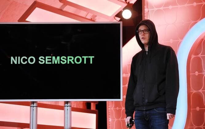 Mainz, Unterhaus, Verleihung Deutscher Kleinkunstpreis, Nico Semsrott (Sparte Kleinkunst) - 05.03.2017