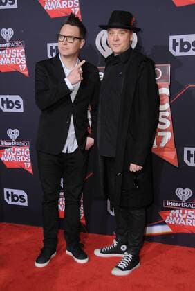 March 5, 2017 - Inglewood, CA, United States - 05 March 2017 - Inglewood, California - Blink 182. 2017 iHeartRadio Music Awards held at The Forum in Inglewood. Photo Credit: AdMedia Inglewood United States - ZUMAa123 20170305_zaa_a123_233 Copyright: xBirdiexThompsonx