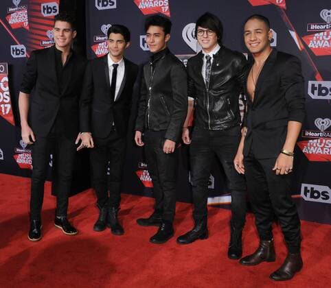 March 5, 2017 - Inglewood, CA, United States - 05 March 2017 - Inglewood, California - CNCO. 2017 iHeartRadio Music Awards held at The Forum in Inglewood. Photo Credit: AdMedia Inglewood United States - ZUMAa123 20170305_zaa_a123_376 Copyright: xBirdiexThompsonx