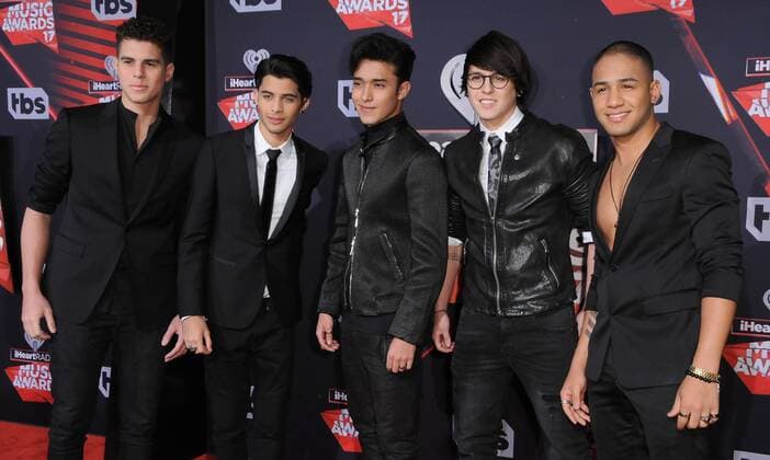 March 5, 2017 - Inglewood, CA, United States - 05 March 2017 - Inglewood, California - CNCO. 2017 iHeartRadio Music Awards held at The Forum in Inglewood. Photo Credit: AdMedia Inglewood United States - ZUMAa123 20170305_zaa_a123_368 Copyright: xBirdiexThompsonx