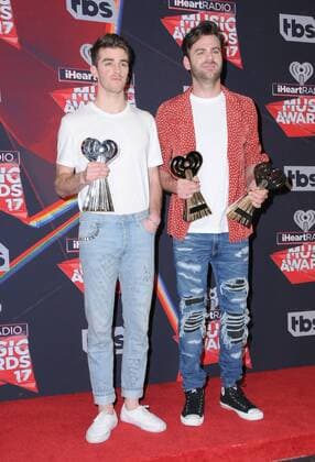 March 5, 2017 - Inglewood, CA, United States - 05 March 2017 - Inglewood, California - The Chainsmokers. 2017 iHeartRadio Music Awards - Press Room held at The Forum in Inglewood. Photo Credit: AdMedia Inglewood United States - ZUMAa123 20170305_zaa_a123_445 Copyright: xBirdiexThompsonx