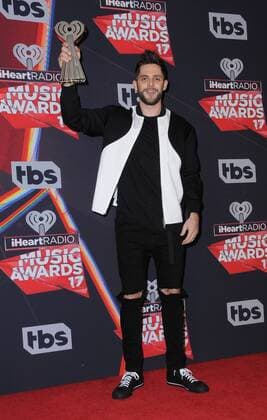 March 5, 2017 - Inglewood, CA, United States - 05 March 2017 - Inglewood, California - Thomas Rhett. 2017 iHeartRadio Music Awards - Press Room held at The Forum in Inglewood. Photo Credit: AdMedia Inglewood United States - ZUMAa123 20170305_zaa_a123_448 Copyright: xBirdiexThompsonx