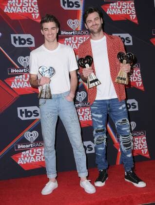 March 5, 2017 - Inglewood, CA, United States - 05 March 2017 - Inglewood, California - The Chainsmokers. 2017 iHeartRadio Music Awards - Press Room held at The Forum in Inglewood. Photo Credit: AdMedia Inglewood United States - ZUMAa123 20170305_zaa_a123_436 Copyright: xBirdiexThompsonx