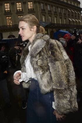 Natalia Vodianova CELEBRITES : Arrivees du Defile Stella McCartney - Paris - 06 03 2017 JBAutissier Panoramic 