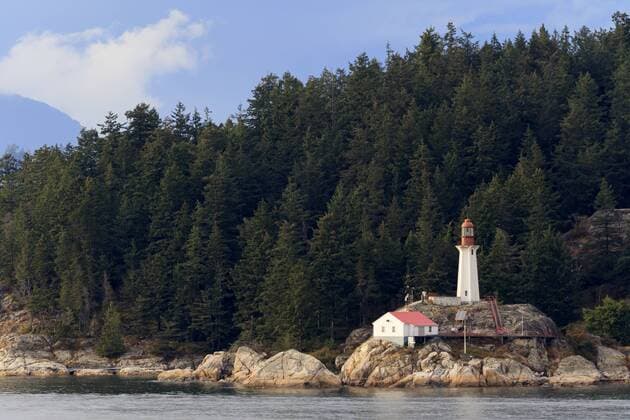Point Atkinson Lighthouse, Vancouver, British Columbia, Canada, North America Copyright: RichardxCummins 776-4805