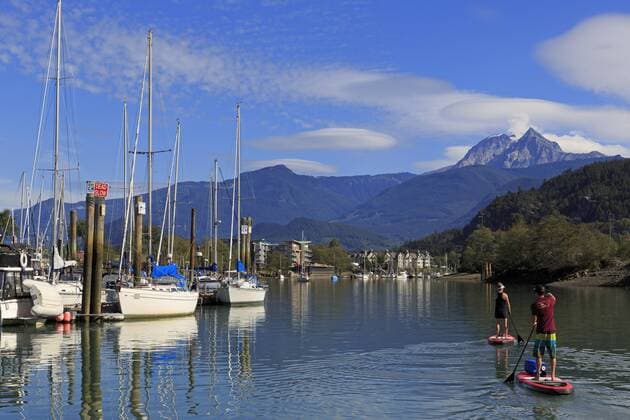 Marina, Squamish, Vancouver, British Columbia, Canada, North America Copyright: RichardxCummins 776-4812