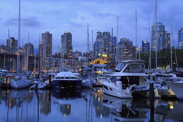 Marina, Granville Island, Vancouver, British Columbia, Canada, North America Copyright: RichardxCummins 776-4830