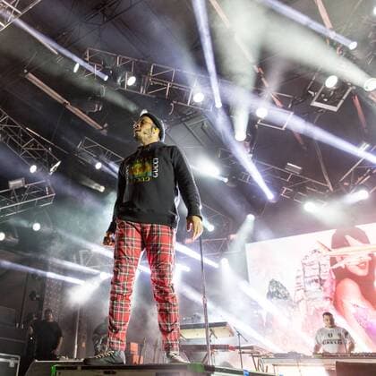 March 5, 2017 - Okeechobee, Florida, U.S - BRANDON PAAK ANDERSON of Anderson .Paak & The Free Nationals at the Okeechobee Music Festival in Okeechobee, Florida Okeechobee U.S. - ZUMAs135 20170305_zap_s135_042 Copyright: xDanielxDeSloverx