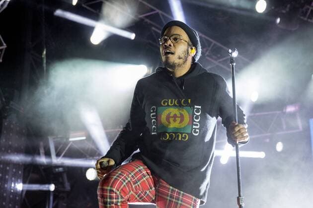March 5, 2017 - Okeechobee, Florida, U.S - BRANDON PAAK ANDERSON of Anderson .Paak & The Free Nationals at the Okeechobee Music Festival in Okeechobee, Florida Okeechobee U.S. - ZUMAs135 20170305_zap_s135_044 Copyright: xDanielxDeSloverx