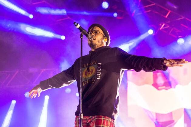 March 5, 2017 - Okeechobee, Florida, U.S - BRANDON PAAK ANDERSON of Anderson .Paak & The Free Nationals at the Okeechobee Music Festival in Okeechobee, Florida Okeechobee U.S. - ZUMAs135 20170305_zap_s135_049 Copyright: xDanielxDeSloverx